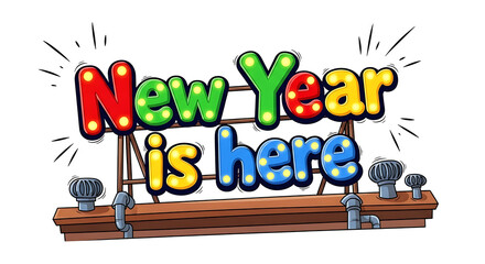 Happy 2026, new year art