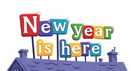 Happy 2026, new year art