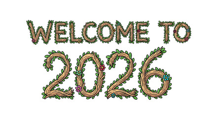 Happy 2026, new year art