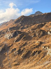 Obraz premium Orobie Alps Road To Frattini Bivouac, Trekking Trail