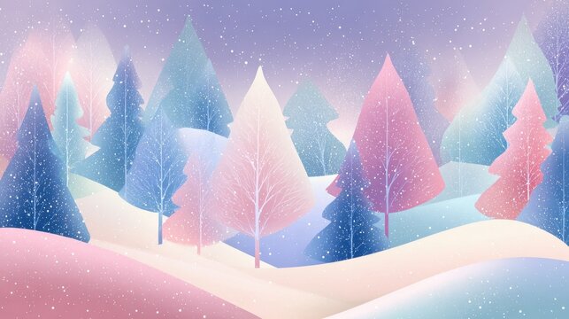 christmas abstract colorful festive background greeting card winter landscape no logos no brands ar 169