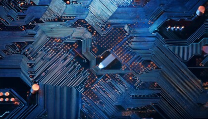 circuit board close up