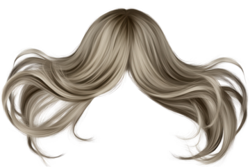 Long wavy blonde hair styled in a natural look perfect for casual outings or special events, creating an elegant and effortless appearance