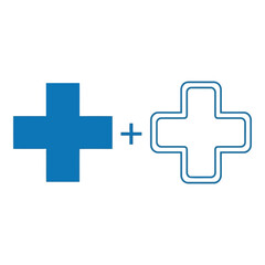 Fototapeta premium Plus sign
