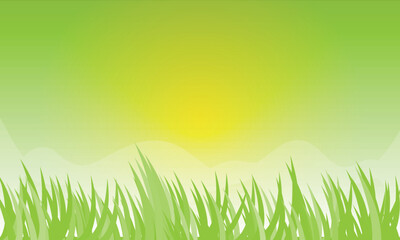 Grass, green, horizontal, grass