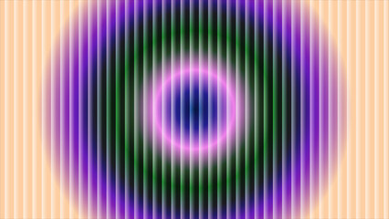 Abstract Background with Vertical Lines and Glowing Circle in Center Design