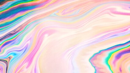 Abstract Iridescent Fluid Texture Background 8K Seamless Pastel Swirls