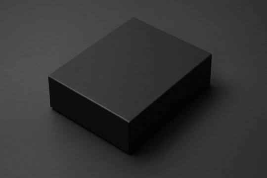 Plain Black Cardboard Electronics Device Box Packaging