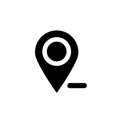 map pin removal icon for ui design