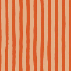 Hand Drawn Vector Seamless Sriped Background