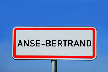 Ortsschild Anse-Bertrand