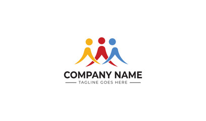 People Logo With Vector File Unique Concept 
