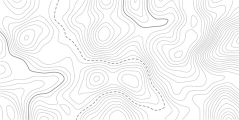 Topographic map background. Geographic line map with elevation assignments.Topographic lines, contour background. topo map texture. Dense lines, Background of the topographic map.