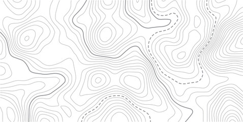 Topographic map background. Geographic line map with elevation assignments.Topographic lines, contour background. topo map texture. Dense lines, Background of the topographic map.