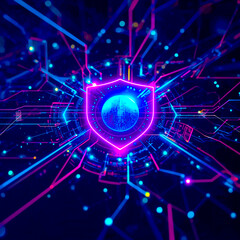 Abstract Digital Shield