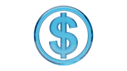 Fototapeta premium The Glazed Symbol of Global Currency: A Modern Icon of Monetary Value