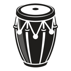Creative details conga drum Vector Illustration