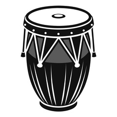 Creative details conga drum Vector Illustration