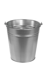 galvanized metal bucket with handle, water transfer container, well bucket