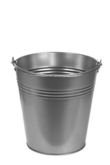 galvanized metal bucket with handle, water transfer container, well bucket