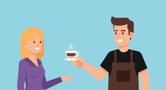 Start your day with a smile and a warm brew served with care by a friendly barista, creating a delightful coffee shop experience