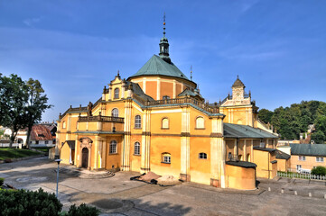 Fototapeta premium Basilica of the Visitation, a Baroque basilica minor located in Wambierzyce, Poland. 