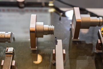 Coated carbide cutting tools with mechanical fastening. Equipment for the lathe on metal. Metal-cutting equipment. Tools for cnc machines.Threading, cutting and grooving plates for CNC tools