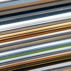 Laminated Film Edge Layered Close-Up