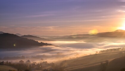 Morning Mist Horizon