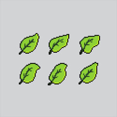 Pixel art illustration Leaf Sway. Animated Leaf Sway. Animated Asset Leaf Sway frames pixelated for the pixel art game and icon for website and video game.