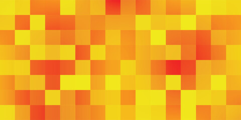 This image features a vibrant yellow abstract tech pattern background. The design consists of a network grid with varying shades of yellow and orange, creating a dynamic and energetic visual effect