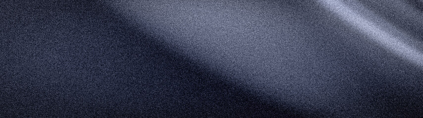 Fototapeta premium Dark abstract slate blue and gray grainy wide background with a sharp light streak Sleek 4K texture for technology business and dark mode UI