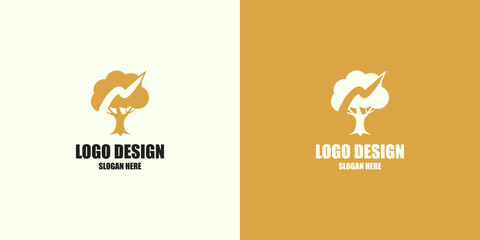 Isolated tree on white background