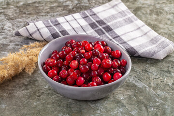 Sweet and sour fresh cranberry