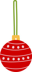 Red Christmas ornament 