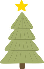 green christmas tree