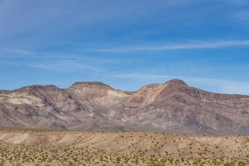 Brown Peak, Greenwater Range in Death Valley National Park. Mojave Desert / Basin and Range Province. California State Route 127, Inyo County.
