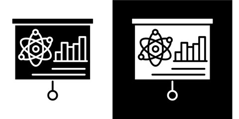 Data Analysis Chart  Icon Set White Style Collection