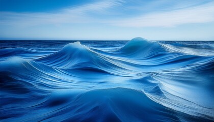 Blue Wave Background