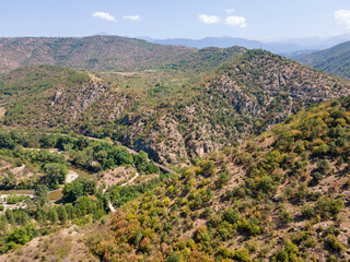 Struma River passing through the Kresna Gorge, Bulgaria