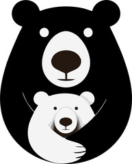 Modern professional grizzly bear logo for a sport team
Bear head outline silhouette cut out vector sticker with Simple Geometric Design of Bear Head and Bear head mascot vector for emblem design Masco