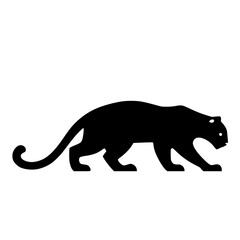 Sleek black panther prowls with stealthy grace embodying power and wildness