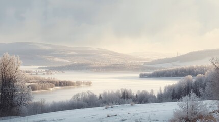 sunrise in the mountains