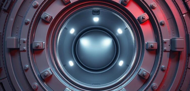 Close-up view of a missile silo hatch opening,   rocket,   explosion - Powered by Adobe