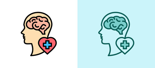 Mental Health Support whitegreen icon