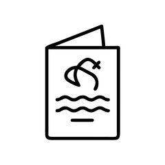 Illustration of a tropical christmas card, showcasing a palm tree and wavy lines, ideal for beachthemed holiday greetings and warm winter celebrations