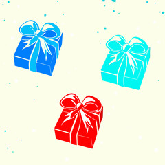 Vibrant gift boxes with bows, showcasing a colorful and festive arrangement perfect for holiday celebrations and special occasions