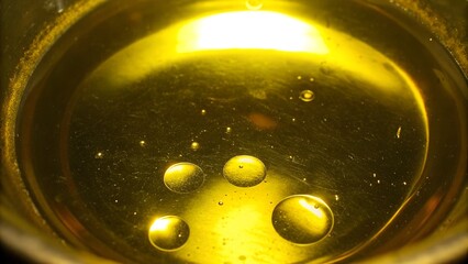 Oil Bubble Glow Texture Background 8K Seamless Gold Amber