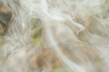 立ちのぼる柔らかい煙