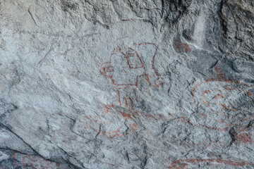 Fototapeta premium Rock are in Mexico